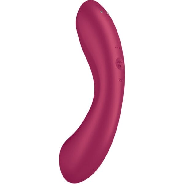 SATISFYER - CURVE TRINITY 1 AIR PULSE VIBRATION RED 8